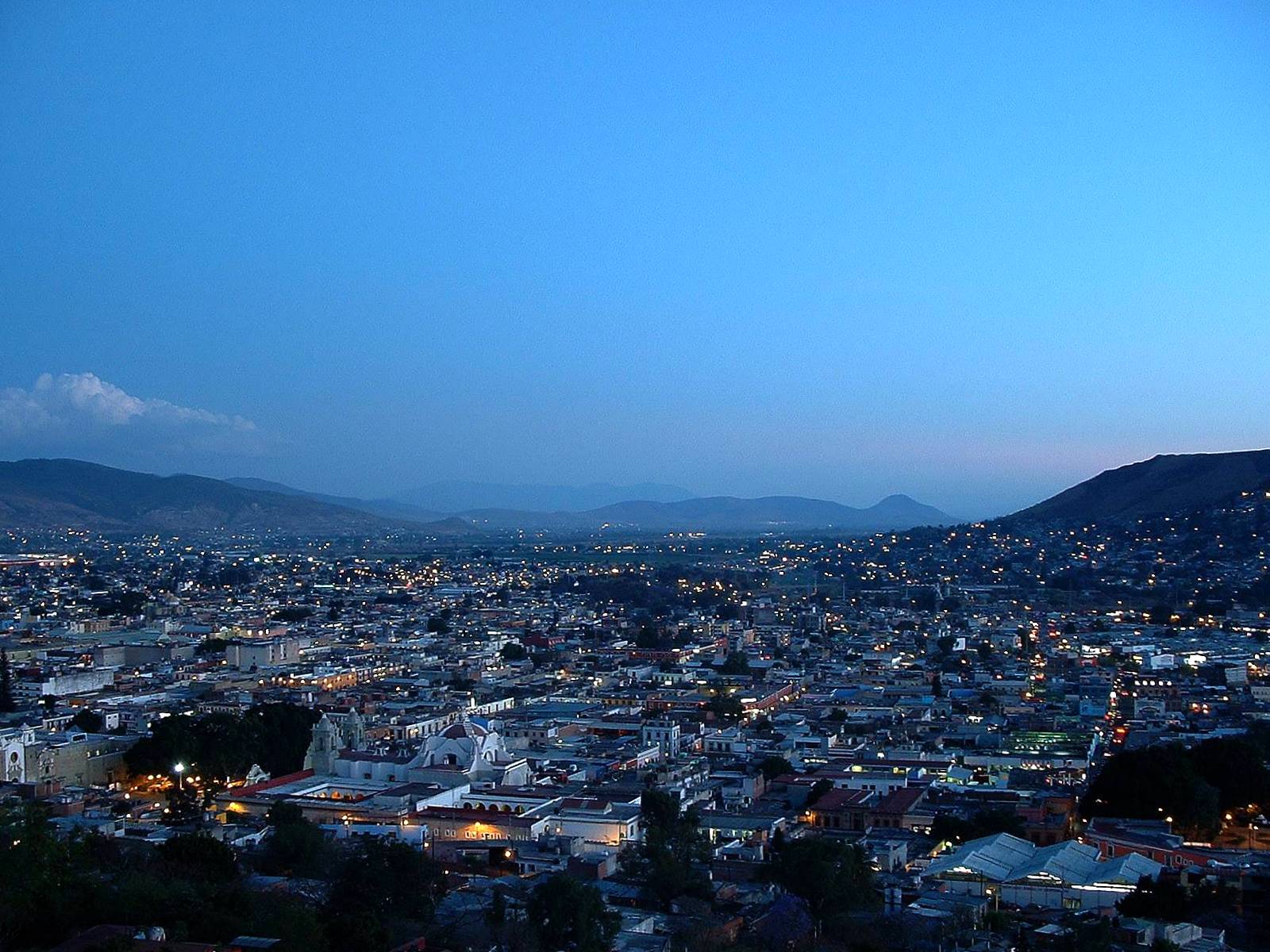 Oaxaca at twilight